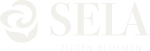 logo sela + payoff [inverted]